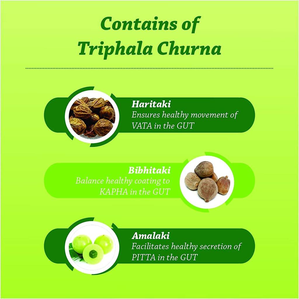 Baidyanath Asli Ayurved Nagpur Triphala Churna 500g Pack For Digestive Health & Natural Detox