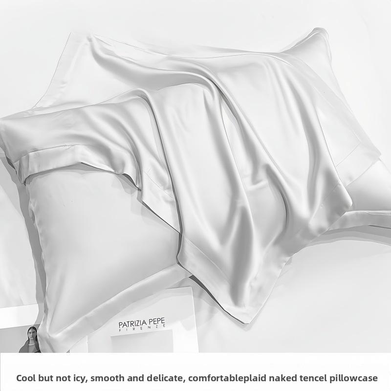 100 Tencel Pillowcases Summer Ice Silk Pillowcases Silk Pillowcases 48X74cm Adult Pillow Towels
