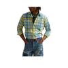 Рубашка в клетку Оксфорд с длинным рукавом Classic Fit мужская Polo 710966427-002