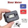 Mini Tach Hour Meter LCD Display Waterproof Engine Time Gauge Hour Counter For Bike Motorcycle ATV Boat Snowmobile Timer VL28