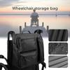 Portable Wheelchair Rear Storage Bag Multi-pocket Mobility Scooter Bag  Outdoor