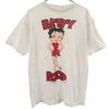 NJ CROCE 80s Made In USA Vintage Betty Boop Short Sleeve T-shirt Men's Used