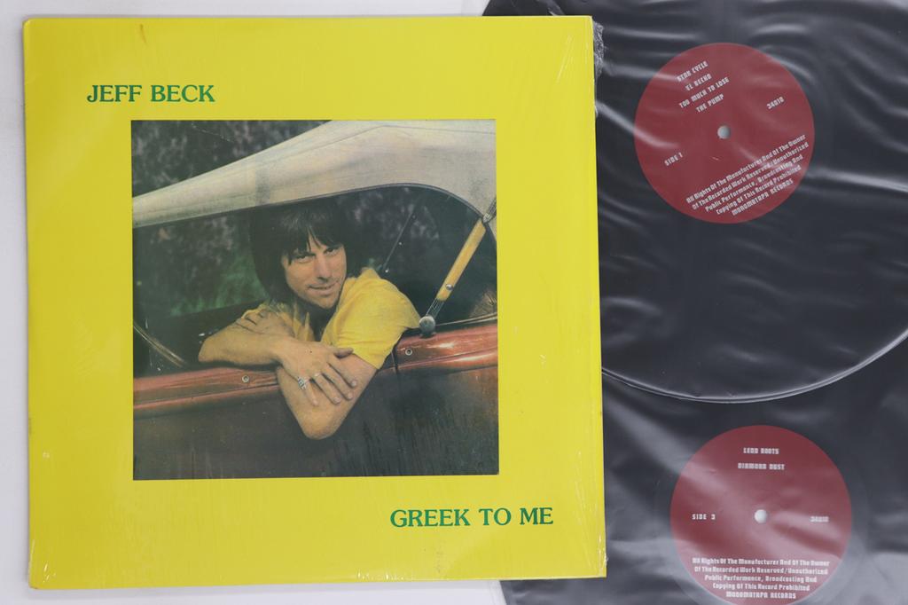 LP Record JEFF BECK - Greek To Me 34010 MONOMATAPA 1980 UK Rock Used