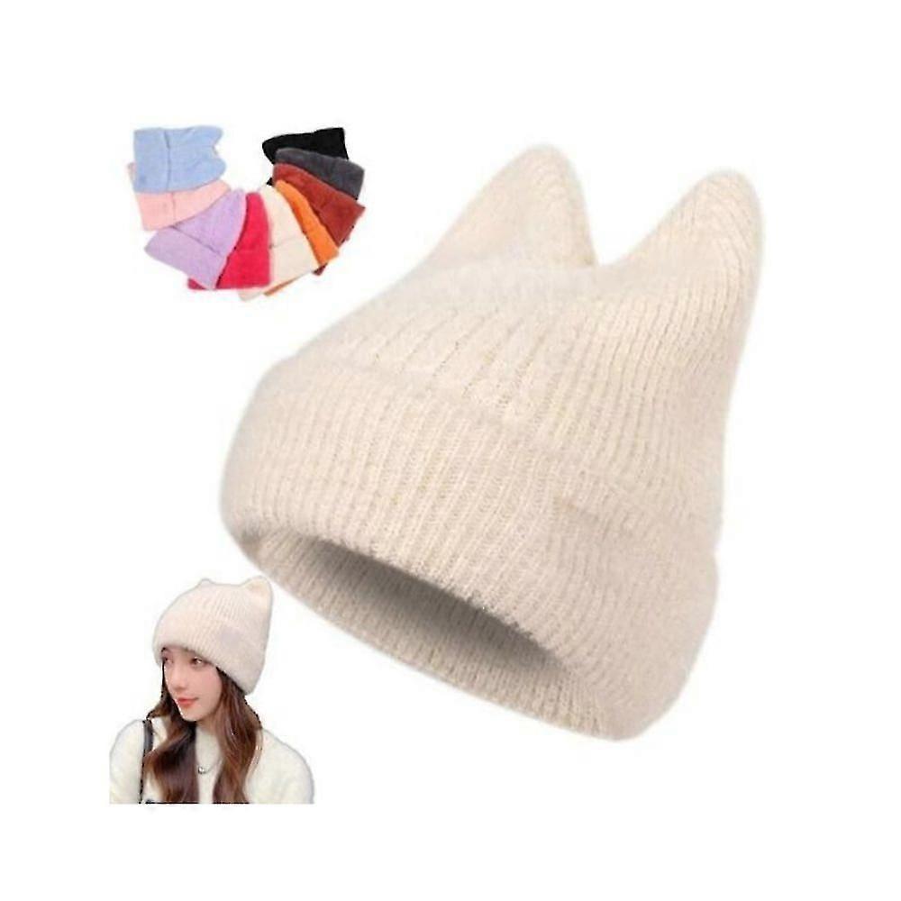 Cute Cat Ear Beanie Hat, Stellaya Cat Ear Beanie Hat, Cat Ear Winter Hat