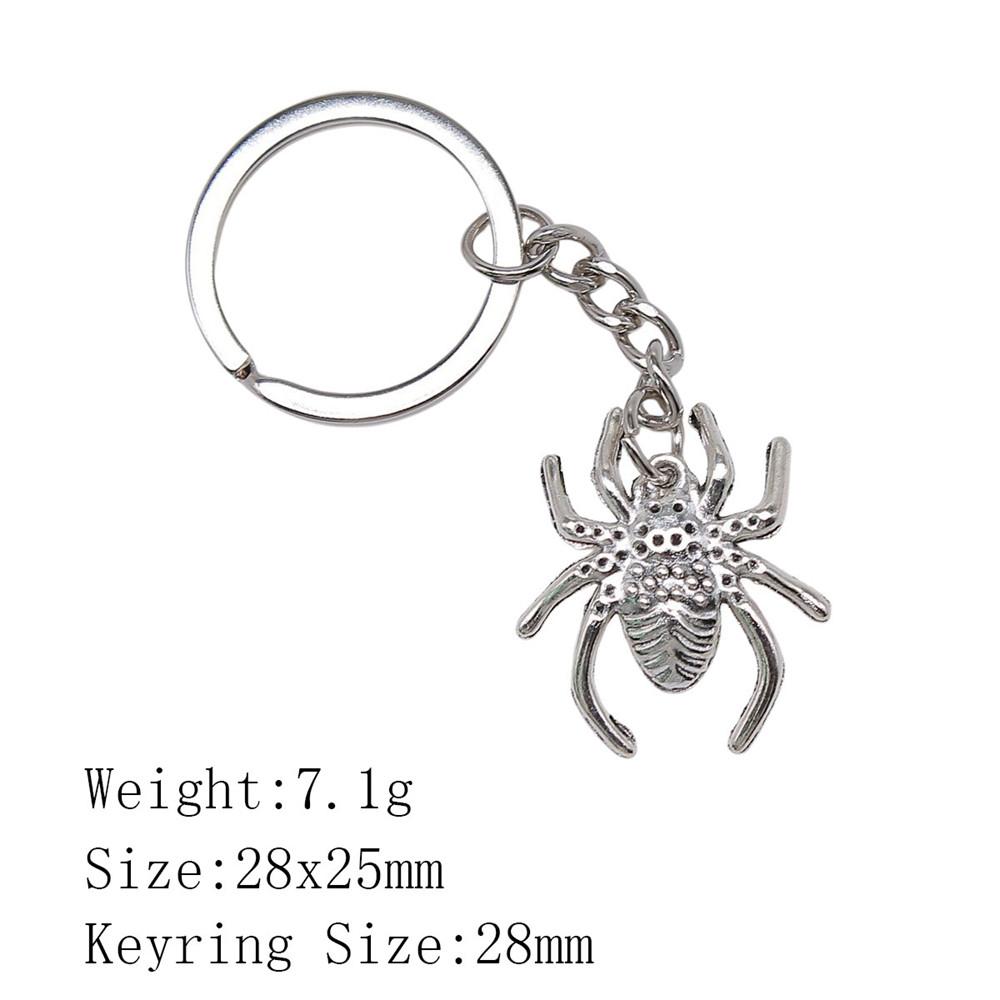 Брелок для ключей на Новый год в виде паука и летучей мыши, дешевые милые вещи, новые брелки
