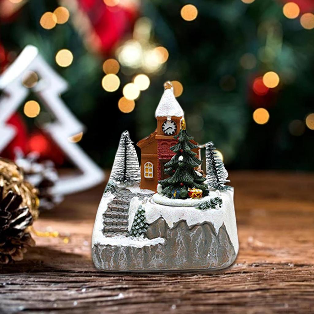 Рождественские музыкальные огни, Классическое движение, Сувениры для вечеринок, Снежная сцена, Дисплей для влюбленных,