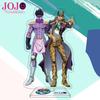 Jojos Bizarre Adventure Stand Model Plate Stone Ocean Series Jolyne Cujoh Weather Report Figure Acrylic Stands Holder Desk