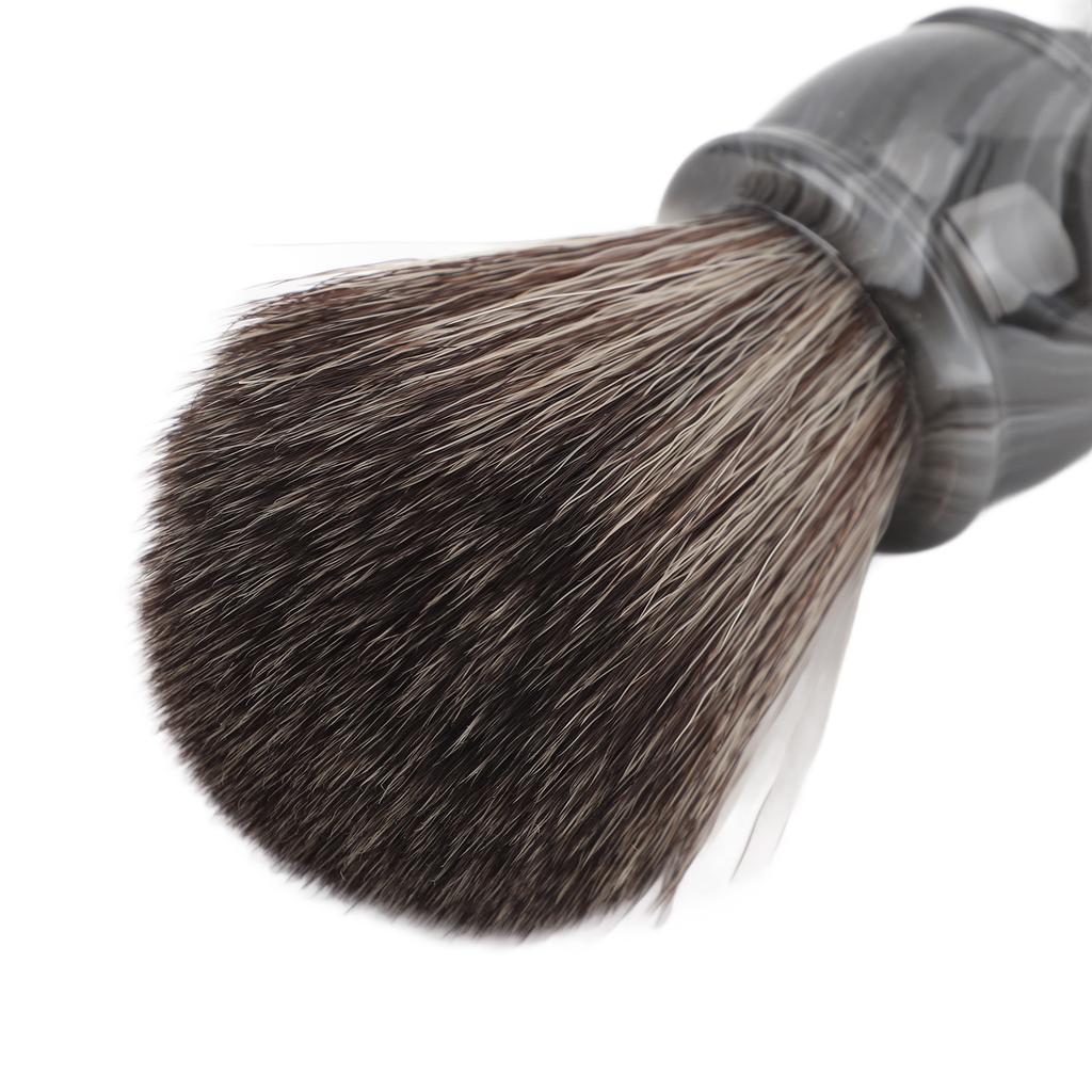 Shaving Brush Professional Soft Synthetic Beard Brush Efficient Cleaning Quick Foaming Grooming Brush with Comfortable Handle for Men