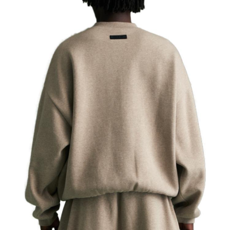 Fear of God Essentials Мужские топы с круглым вырезом Core Heather Коричневый 192BT232044F
