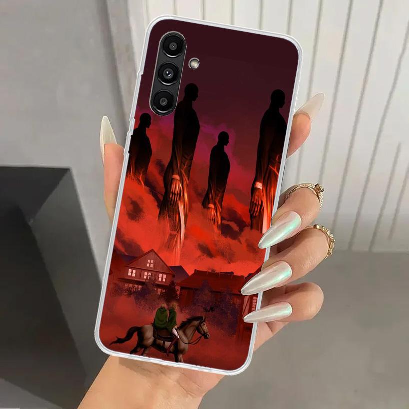 Чехол для телефона Attack Anime для Samsung Galaxy A16 A26 A36 A56 A15 A25 A35 A55 A14 A24 A34 A54 A13 A23 A33 A53 A05S A04S A03S A15 A2