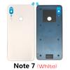 For Xiaomi Redmi Note 7 Back Battery  Door Glass Panel Rear Door Housing  With Glue Adhesive For Redmi Note 7