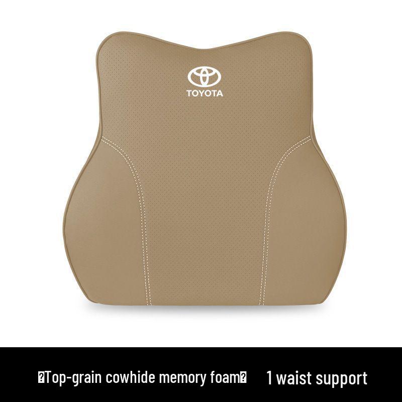 Подушка для подголовника и поясничной поддержки автомобиля для Toyota Corolla, RAV4, Camry, Highlander, Avalon