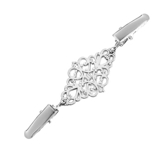 1/3Pcs Sweater Clips Geometric Design Alloy Clips Sweaters Dresses Scarves Brooch Pins Versatile Clothing Accessory