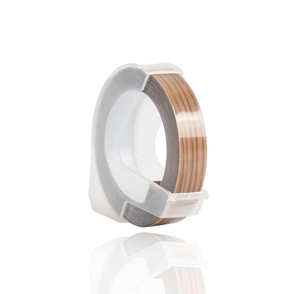 Запасная лента для 3D-пластмассового тиснения этикеток для устройства для изготовления этикеток DYMO 12965 1610 с 3/8 дюйма * 9,8 футов, 1 шт.