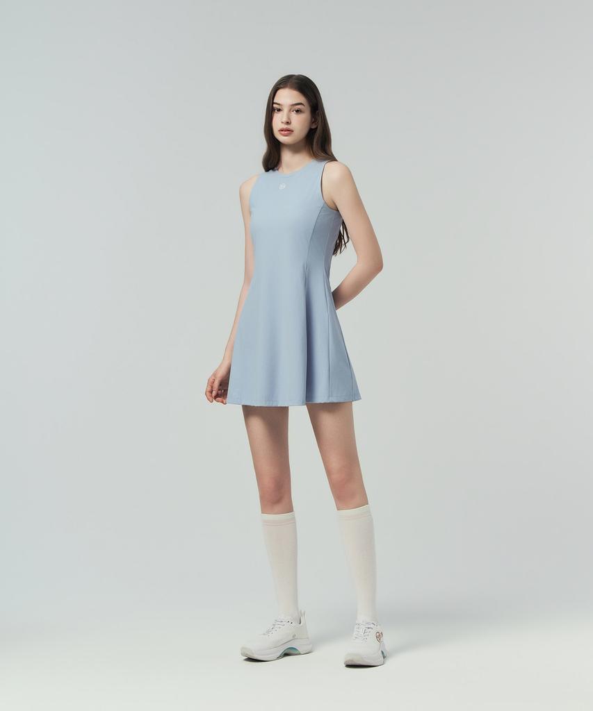SERGIO TACCHINI W Базовое платье без рукавов (L.Индиго)