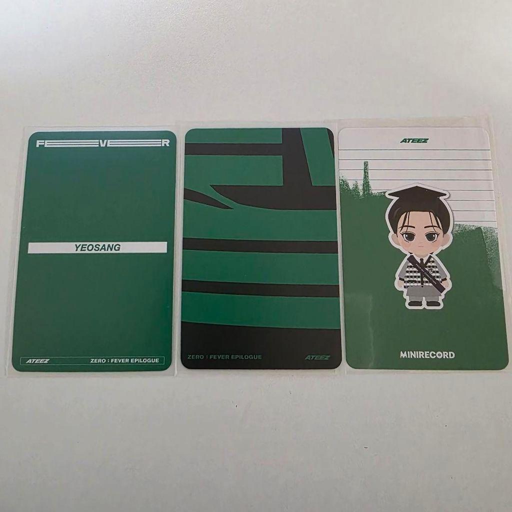 [ИСПОЛЬЗОВАННЫЙ] ATEEZ ZERO: FEVER ЭПИЛОГ Ёсан с бонусной торговой карточкой