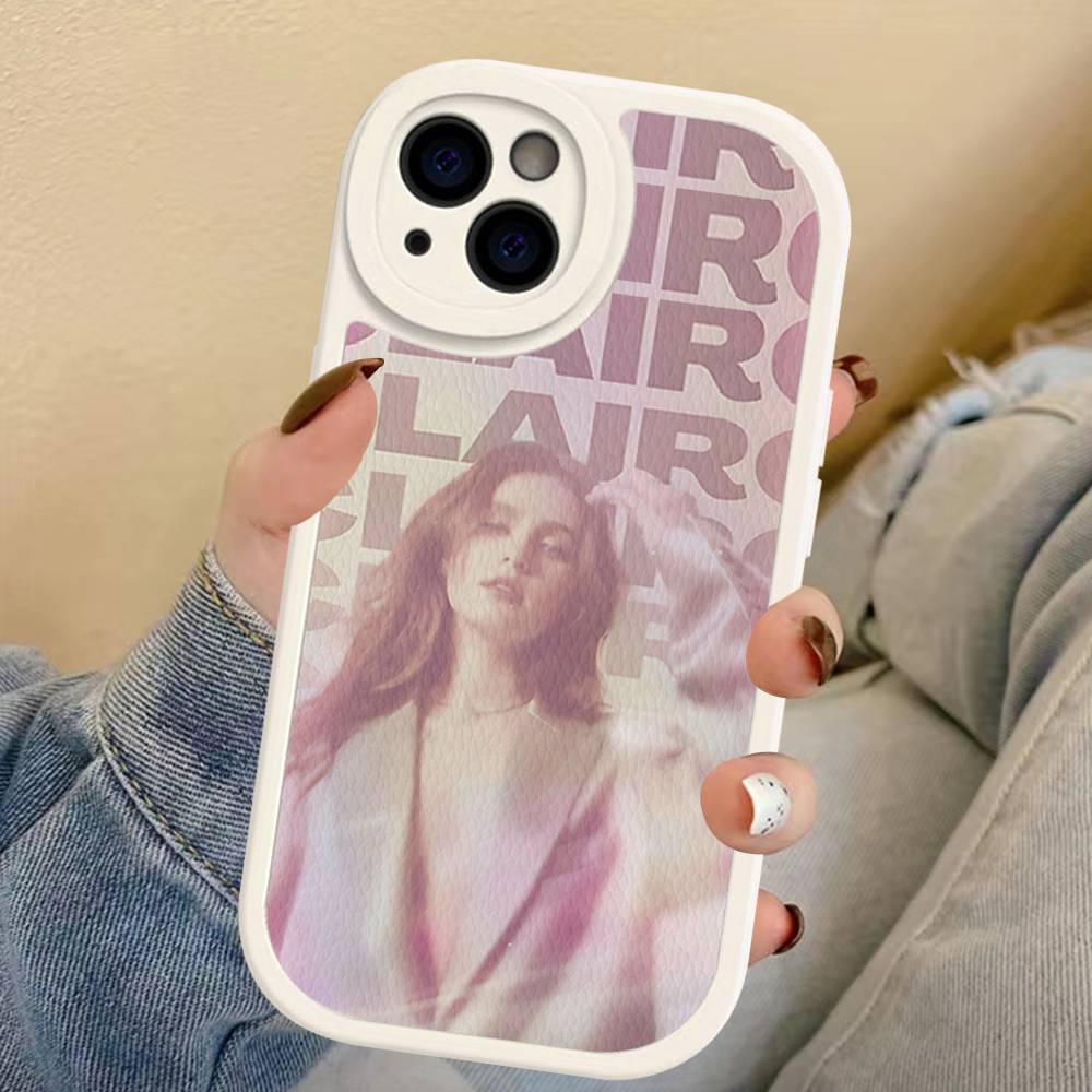 Singer C-Clairo Leather Phone Case For Iphone 16 15 14 Plus 13 12 11 Pro Max Case