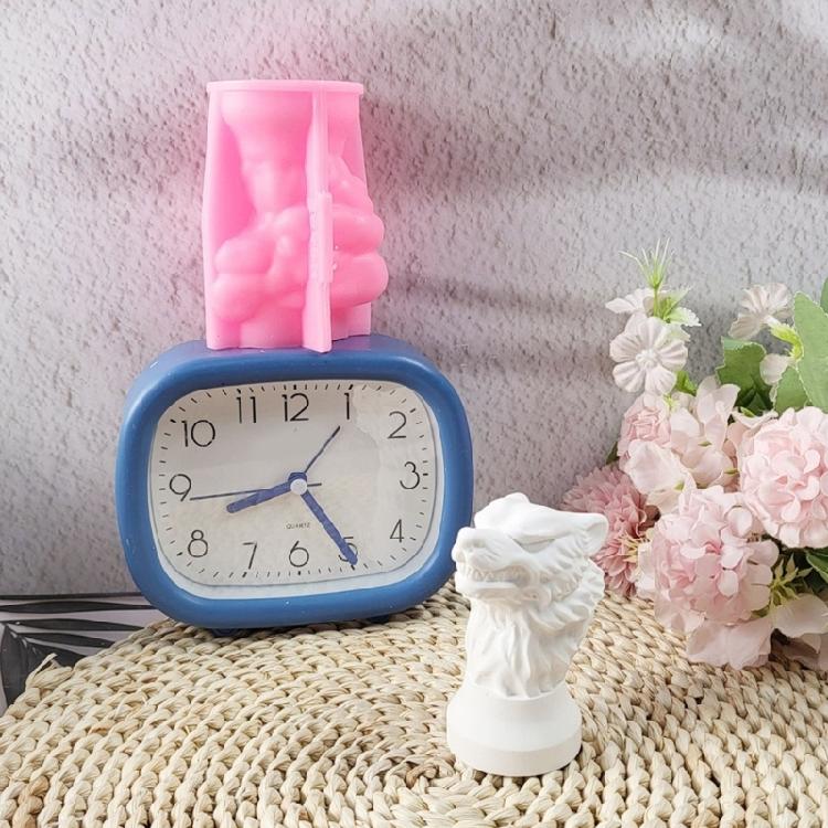 3D фигурка головы волка Силиконовые формы для свечей Силиконовые формы для эпоксидной смолы для ручной работы свечей, мыла, гипса Силиконовые формы