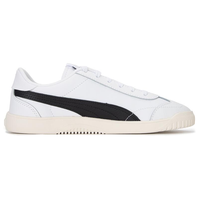 Puma Club 5V5 Low Top Sneakers Unisex Sneakers White Black Gold 389406-03