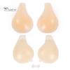 1 пара клейких нагрудных накладок, силиконовые невидимые противоскользящие многоразовые натуральные бюстгальтеры пуш-ап с открытой спиной, без бретелек, мягкие накладки на соски