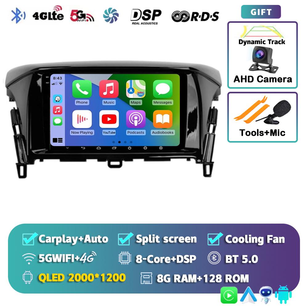 Автомагнитола с Android 14 Carplay Auto для Mitsubishi Eclipse Cross 2018 2019 2020 Мультимедийный видеоплеер Навигация GPS 2din Стерео
