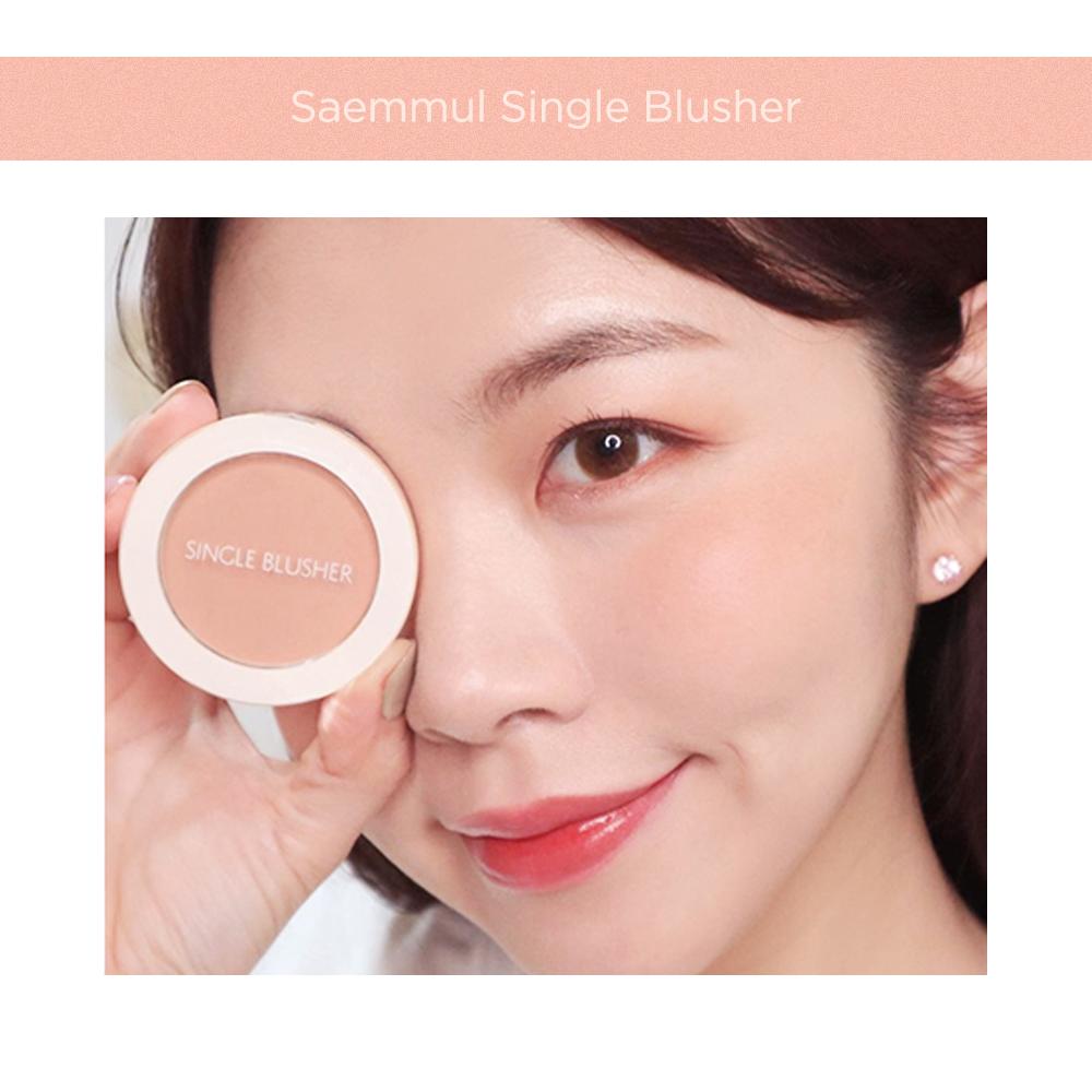The Saem Saemmul Single Blusher #CR01 Naked Peach