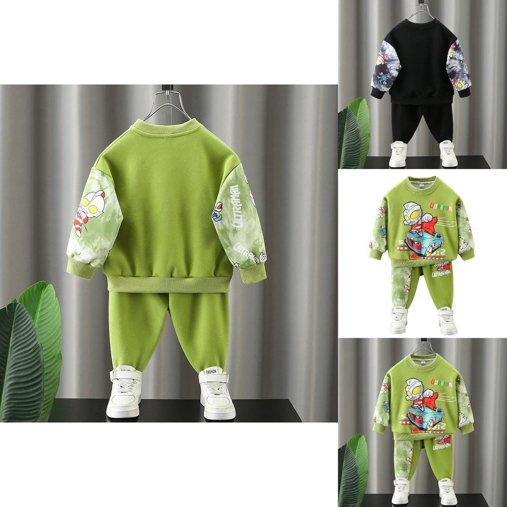 Stylish Ultraman Boys Clothing Set For Kids Spring And Autumn 2024 Comfortable Outfit