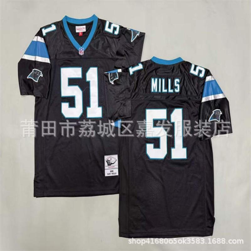 Carolina Panthers NFL Football Jersey Mens Cotton Team Uniform Game Day Fan Wear