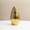 Unique Floral Arrangement Ceramic Electroplated Vase Minimalism Aesthetic Flowerpot Decorative Silver Tabletop Decor Office Desk