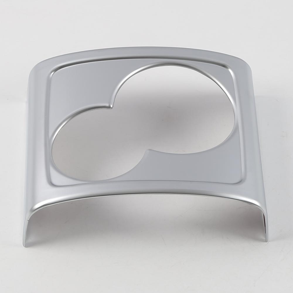 Для Mercedes edes Benz W213 E Class 2016 2017 Интерьер ABS Хромированная крышка рамы подстаканника заднего ряда