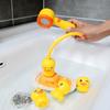 New Bath Toys Baby Water Game Pirate Ship Duck Model Faucet Shower Electric Spray For Kids Swimming Bathroom Children Gifts