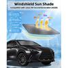 Windshield Sun Shade for Lexus NX 20222 2023 2024 NX250 NX350 NX350h NX400h+ NX450h+ Windshield Sunshades Front Window Sun Shades Cover Foldable Sun