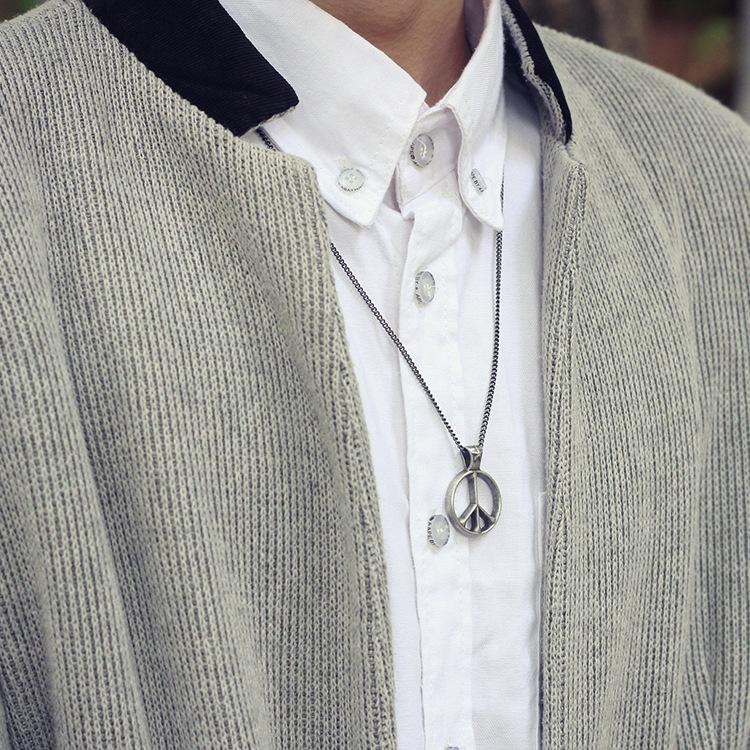 Корейская мода титановая сталь парное ожерелье из змеиной кости - модный индивидуальный аксессуар