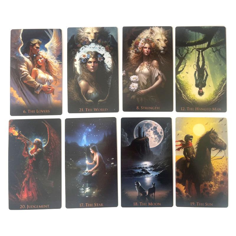 Английская версия 12X7см Таро Странного Мира Таро Странного Мира