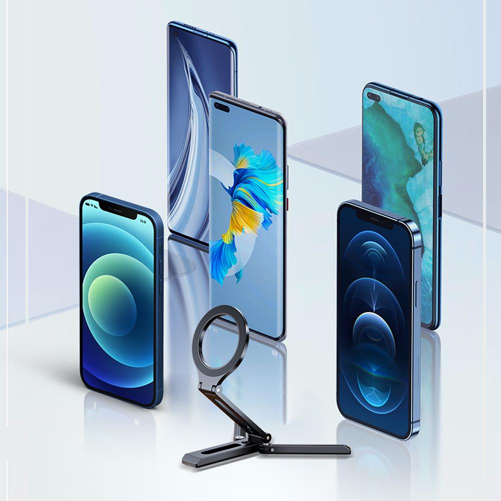 Магнитный складной держатель для телефона Многофункциональная складная подставка для телефона Настольная подставка для смартфона для записи видео с мобильного телефона Путешествия