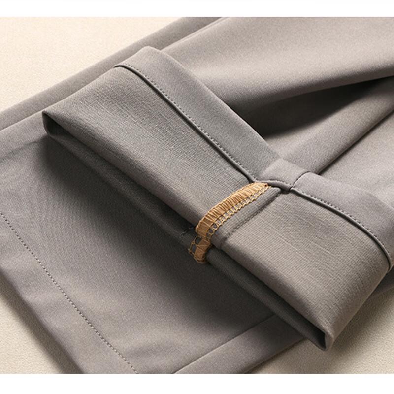 FIRS Men's Stretchy Straight-Leg Business Casual Pants