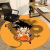 1pc Dragon Ball Z Goku Office Round Area Rug, Under Office Chairs Bedroom Living Room Home Decor, Room Decoa1016176