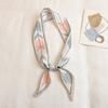 Long Skinny Hair Scarfs Women Headwear Headbands Fashion Print Neckerchief Small Bag Scarves Cute Neck Tie Scarf Ladies 5x90cm