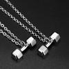 Creative Simple Girls For Women Unisex Long Chain Zinc Zinc Alloy Dumbbell Necklace Fashion Jewelry
