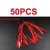 50 шт. светящиеся силиконовые ленты, красные, оранжевые, зеленые, розовые силиконовые юбки для спиннербейта, резиновые джиг-приманки, юбки для кальмаров