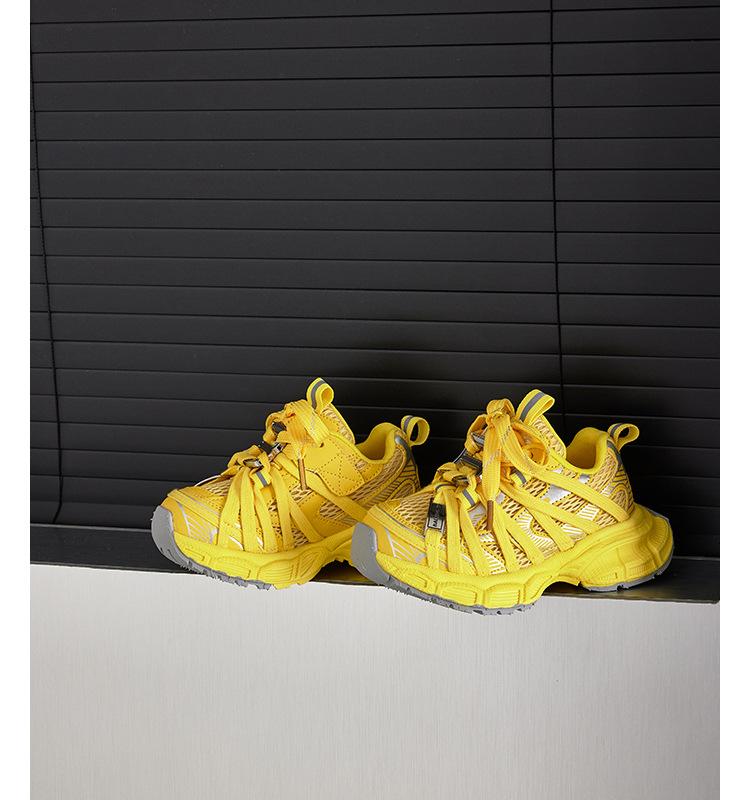 2025 весна и лето новые парижские детские кроссовки кэжуал спортивная обувь для мальчиков сетчатые кроссовки для девочек дышащая сетка для малышей