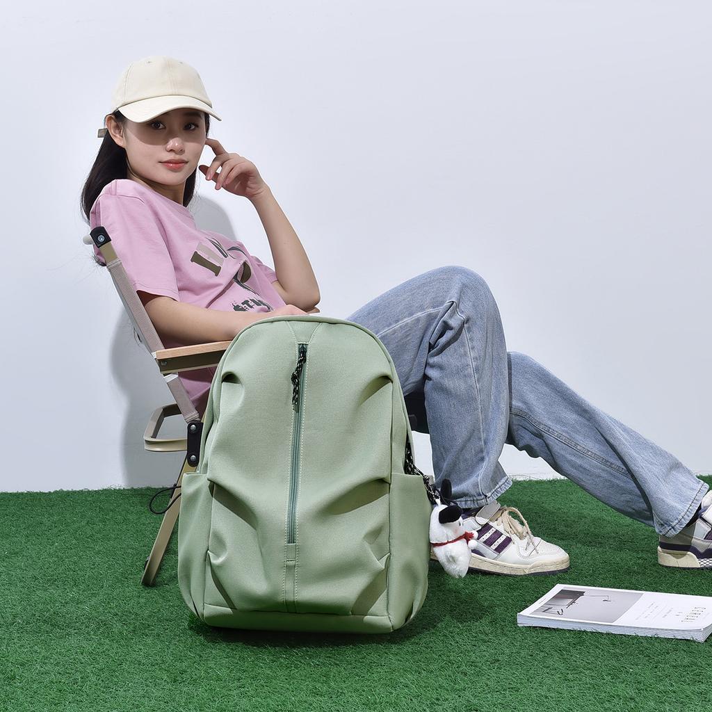 TS JYL laptop bag,Korean Couple Backpack Fashion Lightweight School Travel Daypack Unisex