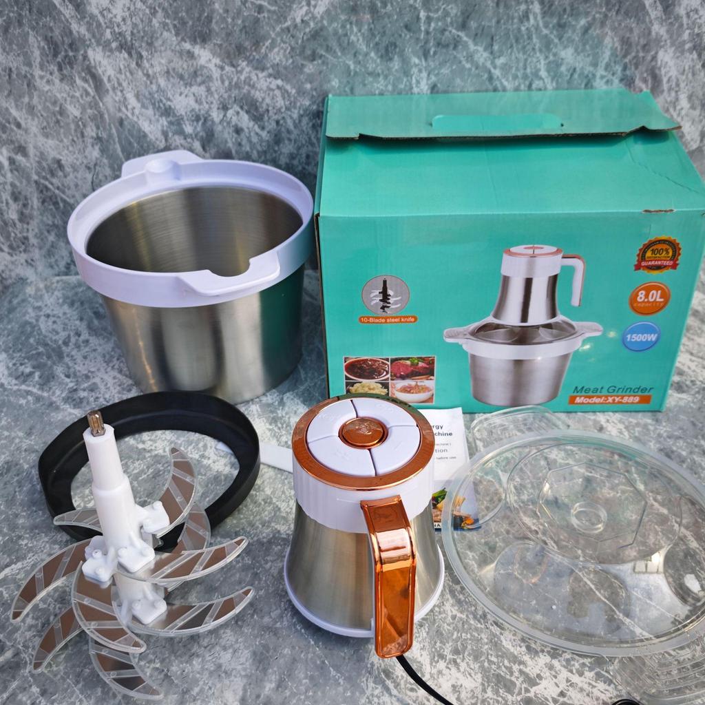 Многофункциональный кухонный комбайн и прибор для приготовления детского питания из нержавеющей стали, 5 скоростей, объем 2 л