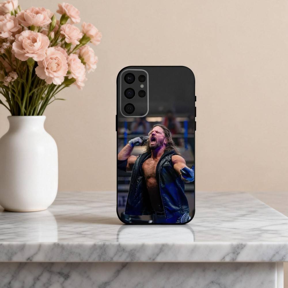 A-Aj Мощный S-Styles-S Чехол для телефона Samsung S25,24,23,22,30,21,10,9,Ultra,Plus,Lite,FE,4,5 G Мягкий черный чехол