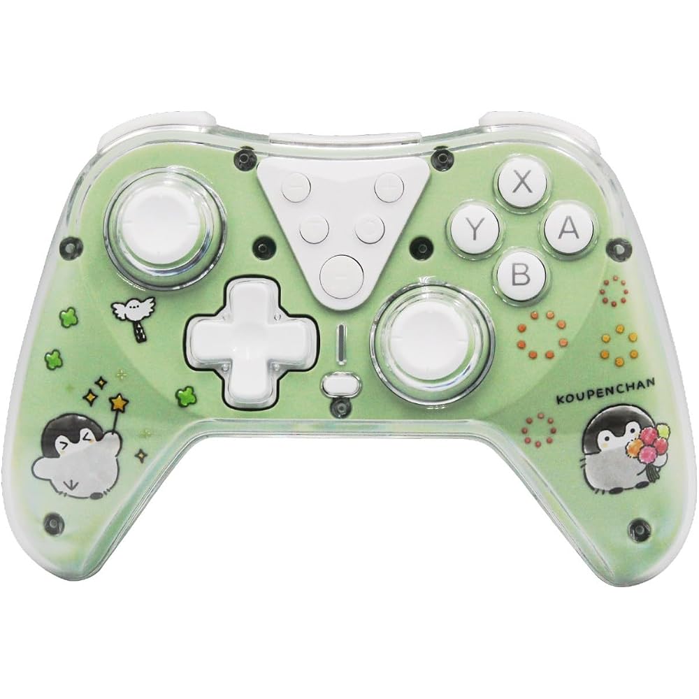 Allone Wireless Game Controller, Koupen-chan Design, 15.5 x 6 x 10.3 cm, Compatible with Switch 2/Switch/Switch Lite/OLED, Wired and Wireless Connecti