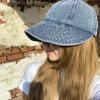 Джинсовая бейсбольная кепка Snapbacks, джинсовая бейсболка, женская регулируемая пляжная шляпа, джинсовая шляпа от солнца, свободная посадка, шляпа с ремешком на спине