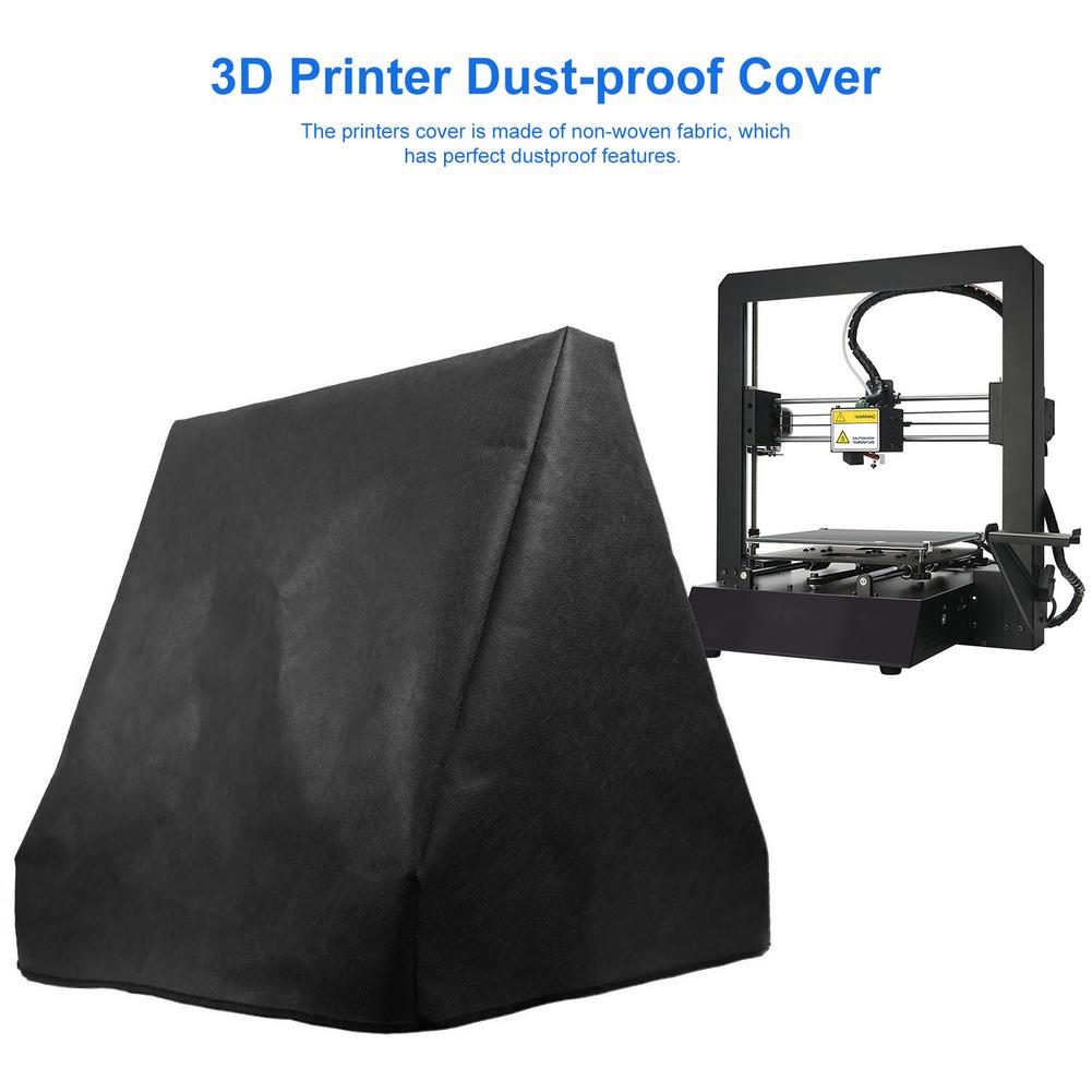 Durable Anycubic I3 Mega 3D Printer Dust Cover - Easy To Clean, Protective Black Housing for Home and Office Use