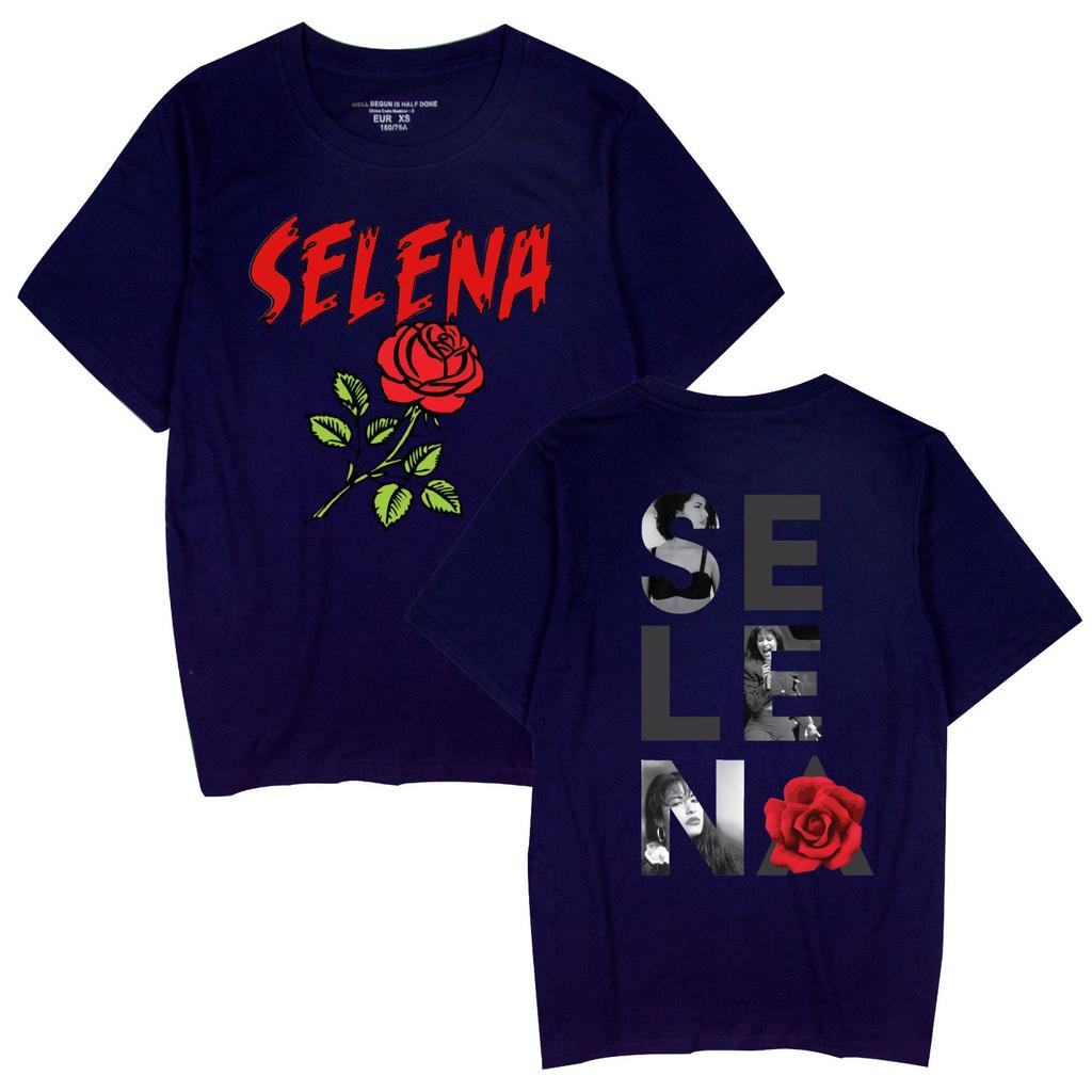 Singer Selena Quintanilla TShirt Women Short Sleeve Cotton Tshirts Casual Summer ONeck Cool Tees Shirt