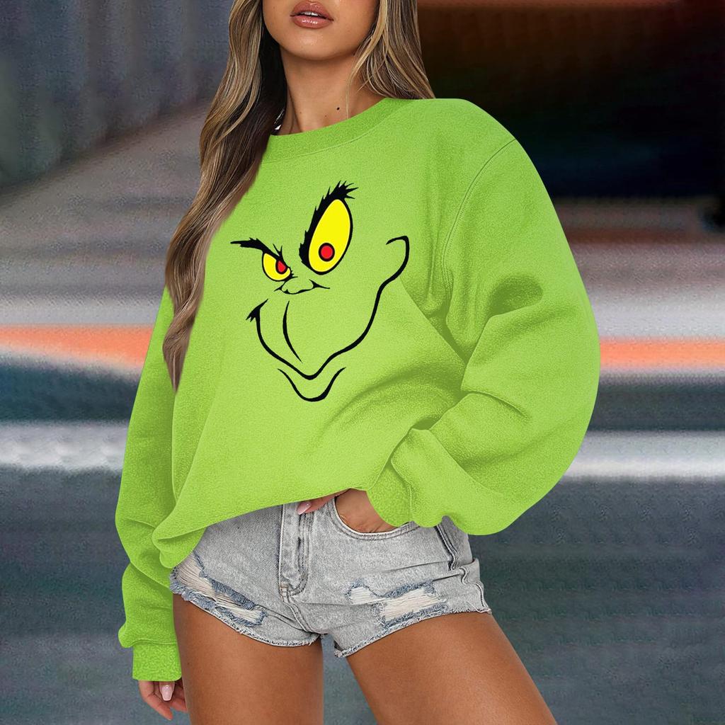 Женские осенне-зимние топы, женская толстовка с длинными рукавами, повседневные флисовые топы с круглым вырезом, свободный крой, половер