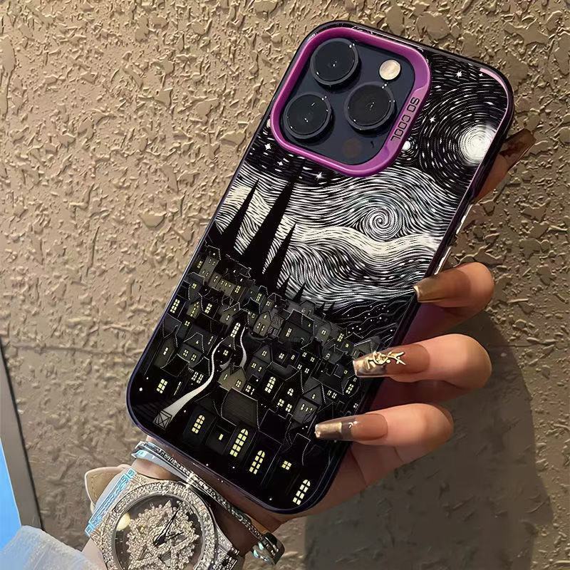 Ван Гог Звездная ночь Ретро Чехол для телефона Совместим с Apple iPhone Различные модели